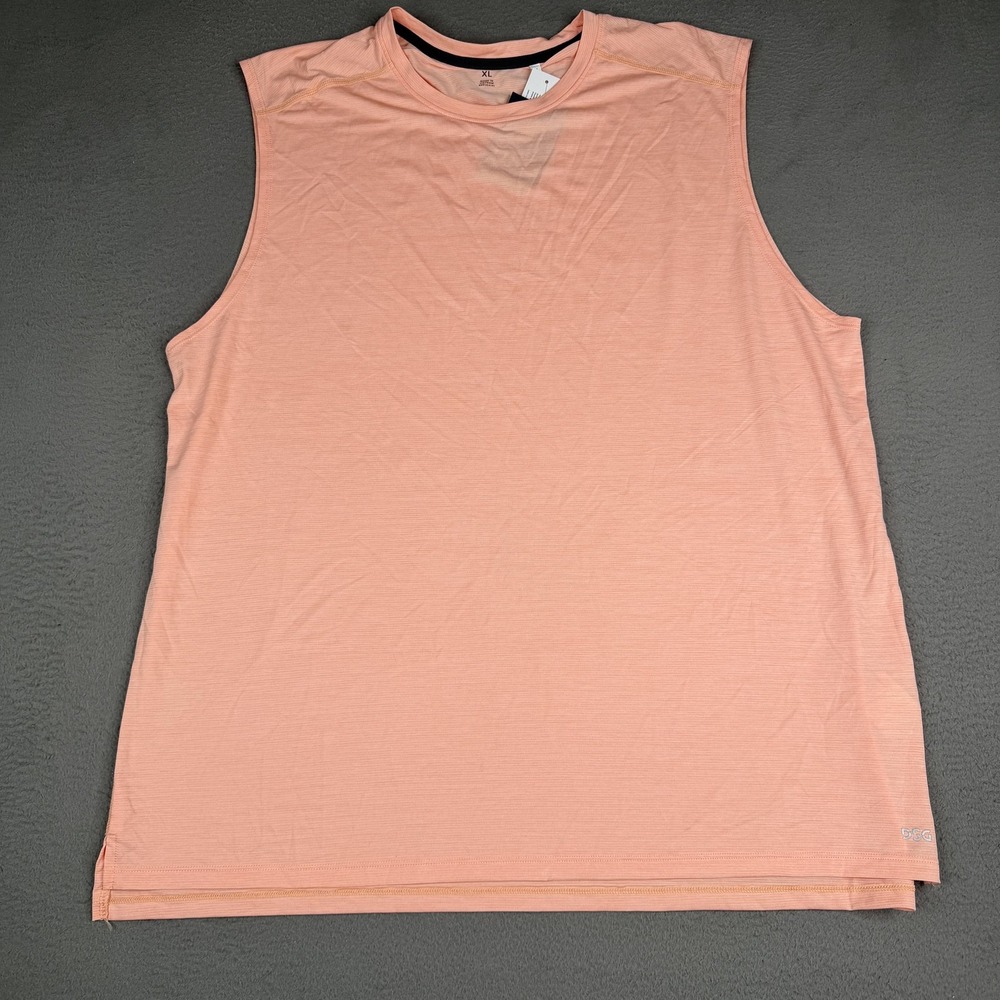 DSG Tank Top Mens XL Pink Ray Heather Movement Muscle Moisture Wicking Athletic